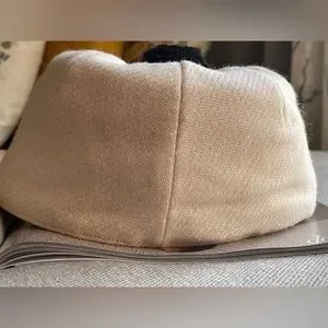 Burberry Equestrian Wool Hat With Earflap In Cream/Black Size L Burberry | Accessories | Burberry Equestrian Wool Hat With  main image 2